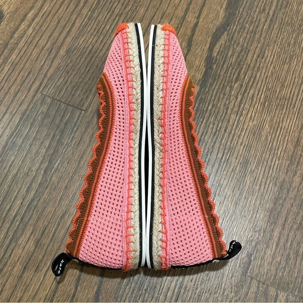 Kate Spade Knottingham Knitted Espadrille Flats Pink 6B